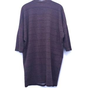 Vintage | Brown Striped Shirt Dress M